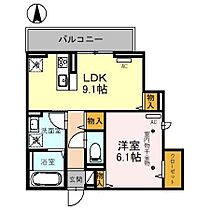 フレラウム  ｜ 埼玉県所沢市星の宮２丁目（賃貸アパート1LDK・2階・41.18㎡） その2