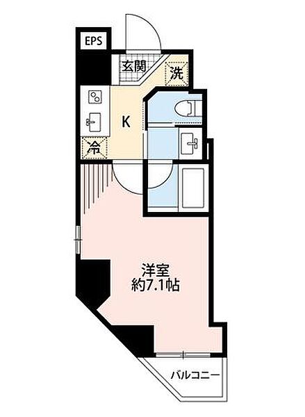 ル・コフレ ｜東京都東村山市本町２丁目(賃貸マンション1K・9階・21.74㎡)の写真 その2