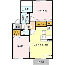 ウィスタリア A  ｜ 埼玉県所沢市大字荒幡（賃貸アパート2LDK・1階・53.48㎡） その2