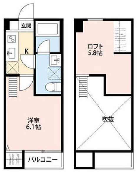 EG ｜東京都東村山市本町３丁目(賃貸アパート1K・1階・20.15㎡)の写真 その2