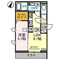 D-Sereno西所沢  ｜ 埼玉県所沢市上新井１丁目（賃貸アパート1LDK・1階・33.62㎡） その2