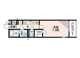 ベノーネ西所沢  ｜ 埼玉県所沢市西所沢１丁目（賃貸マンション1K・1階・26.08㎡） その2