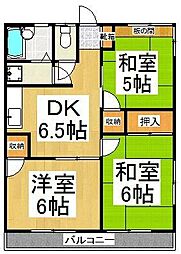 間取図画像 3DK