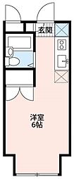 プチ・メゾン新所沢 ワンルームの間取図画像