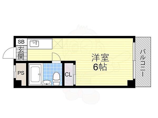 メゾン・ド・シプレ ｜大阪府大阪市淀川区田川２丁目(賃貸マンション1R・8階・14.56㎡)の写真 その2