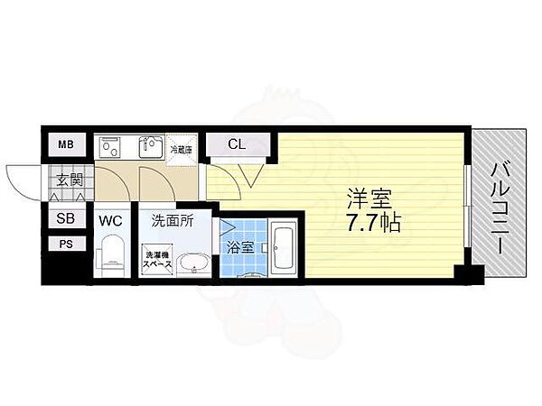 MJC大阪ファインゲート ｜大阪府大阪市西淀川区姫里３丁目(賃貸マンション1K・4階・24.18㎡)の写真 その2