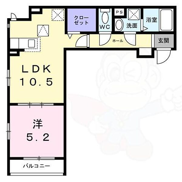 ラグーナ ルカ ｜大阪府大阪市西淀川区柏里３丁目(賃貸アパート1LDK・1階・38.65㎡)の写真 その2