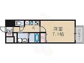 プランドール新大阪ＳＯＵＴＨレジデンス 509 ｜ 大阪府大阪市淀川区木川西３丁目1番5号（賃貸マンション1K・5階・25.42㎡） その2