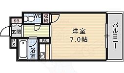 ニューシティマンション 1Kの間取図画像