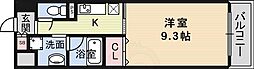 クレール十三 1Kの間取図画像