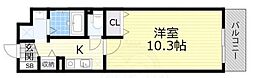 PMA塚本弐番館 1Kの間取図画像