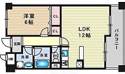 グランドールサンパティオ 1LDKの間取図画像