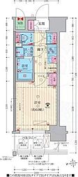 ファーストフィオーレ十三エリオ 1Kの間取図画像