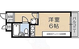 ライオンズマンション新大阪第3 ワンルームの間取図画像
