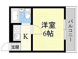 ファミリーハイツ(木川西) 5階/-