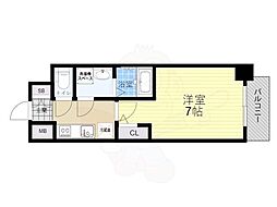 サムティ姫島FELICETO 1Kの間取図画像