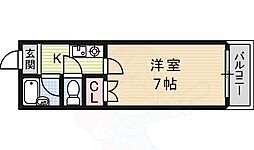 ガナス 1Kの間取図画像