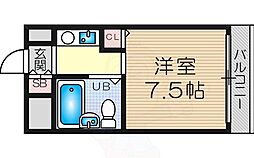 サバーブシティ・13 1Kの間取図画像