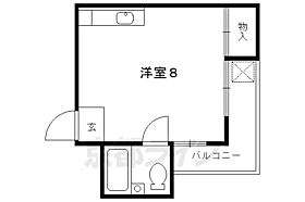 京都府京都市伏見区銀座町2丁目（賃貸マンション1R・2階・16.39㎡） その2