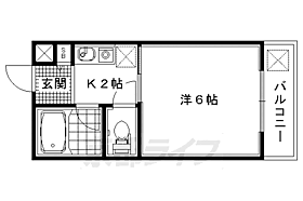 京都府京都市右京区鳴滝音戸山町（賃貸マンション1K・1階・26.55㎡） その2