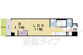 スワンズ京都東寺ガーデン 105 ｜ 京都府京都市南区八条源町（賃貸マンション1LDK・1階・35.25㎡） その2