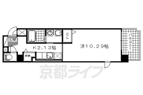 京都府京都市山科区西野小柳町（賃貸マンション1K・3階・34.34㎡） その2