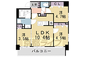 京都府京都市山科区大塚中溝（賃貸マンション3LDK・5階・54.00㎡） その2