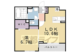 京都府京都市伏見区羽束師菱川町（賃貸アパート1LDK・2階・40.92㎡） その2