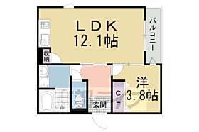 京都府京都市伏見区淀本町（賃貸アパート1LDK・3階・40.22㎡） その2