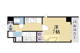 アスヴェル京都東寺前II 507 ｜ 京都府京都市南区西九条南田町（賃貸マンション1K・5階・24.42㎡） その2