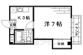 京都府京都市伏見区深草フチ町（賃貸マンション1K・3階・24.63㎡） その2