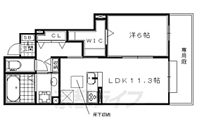 京都府京都市右京区鳴滝桐ケ淵町（賃貸アパート1LDK・1階・47.93㎡） その2