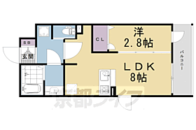 ファステート京都東福寺パラベル 201 ｜ 京都府京都市南区東九条北松ノ木町（賃貸マンション1LDK・2階・28.66㎡） その2