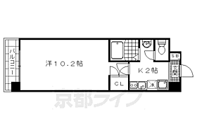 京都府京都市右京区西院月双町（賃貸マンション1K・5階・27.81㎡） その2