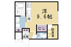 京都府京都市山科区安朱南屋敷町（賃貸アパート1R・1階・27.80㎡） その2