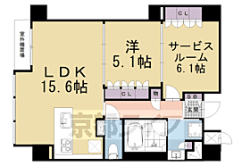 レ・ジェイド京都四条大宮 202 ｜ 京都府京都市下京区四条通大宮東入立中町（賃貸マンション2LDK・2階・65.43㎡） その2