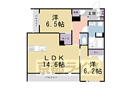 エスポワールＫ2　京都駅西 201 ｜ 京都府京都市下京区木津屋橋通堀川西入木津屋町（賃貸マンション2LDK・2階・66.51㎡） その2