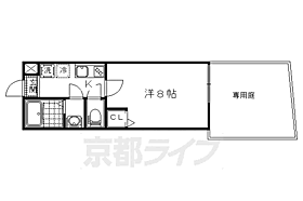 京都府京都市山科区御陵中内町（賃貸アパート1K・1階・22.36㎡） その2