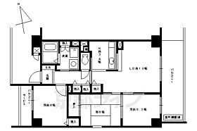 古西町446 403 ｜ 京都府京都市中京区西洞院通蛸薬師下ル古西町（賃貸マンション3LDK・4階・67.36㎡） その2