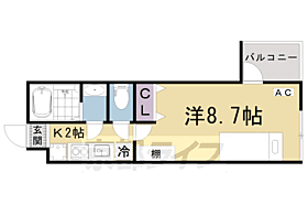 京都府京都市山科区椥辻東浦町（賃貸アパート1K・2階・23.60㎡） その2