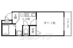 京都府京都市山科区安朱馬場ノ東町（賃貸マンション1K・3階・22.57㎡） その1