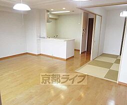 京都地下鉄東西線 山科駅 徒歩5分の賃貸マンション 4階2LDKのリビング/ダイニング