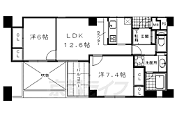 ビューフォート五条烏丸 8階
