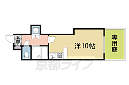 ロイヤルビーブル ワンルームの間取図画像