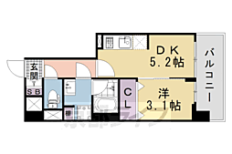 アスヴェル京都西大路ＳＯＵＴＨ 3階/303