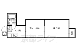 ルネスコスモス 2Kの間取図画像