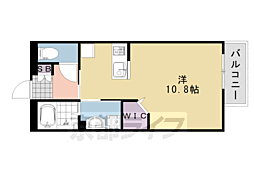 シャーメゾン平尾 1Kの間取図画像