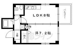 グランドパルティール3 1LDKの間取図画像