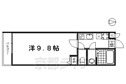 アクアKM 1Kの間取図画像