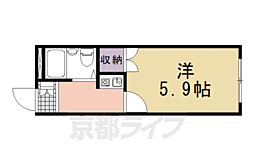 レオパレス久世 1Kの間取図画像